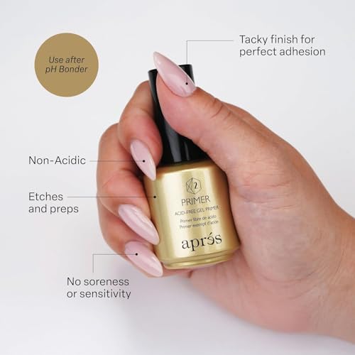 APRÉS Gel-X® Professional Nail Extension Bundle - Gold Bottle Extend Gel, pH Bonder, Non-Acidic Primer, 15 ml Set