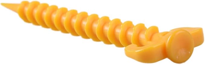 AKOAK 6 Pcs Camping Tent Awning Nail Plastic Beach Nail Screw Outdoor Travel Accessories