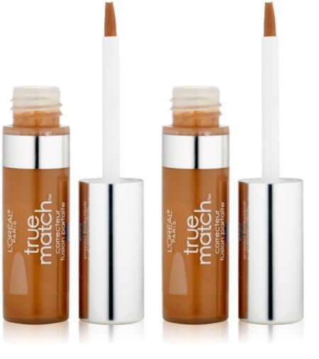 L'Oreal Paris True Match Super-Blendable Concealer, Medium/Deep Cool, 0.17 fl; oz. (Pack of 2)