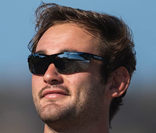 Tifosi Optics Track Sunglasses (BlackOut, Smoke Polarized)