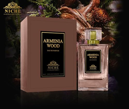ARMENIA WOOD Niche Collection Dubai 100 ML (3.4 oz) EDP for Men and Women - Woody Oriental Perfume with Iris, Guaiac Wood, and Patchouli - Long-Lasting Unisex Fragrance