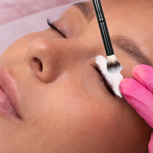 Lash Cleaning Brush, 40Pcs Lash Shampoo Brushes Fluffy Eyeshadow Brush Eyelash Brushes Eyelash Extensions Brush Eye Makeup Brush Set Lash Bath Kit Peel Off Blackhead Brush Remover Tool, Lash Supplies