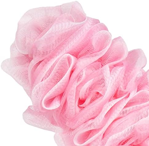 Loofah Back Scrubber for Shower,Loofah On a Stick Long Handle Bath Sponge Shower Brush,Soft Nylon Mesh Body Brush for Women&Men