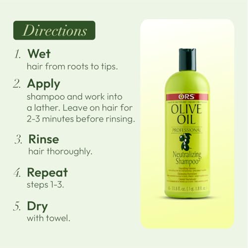 ORS Olive Oil Professional Neutralizing Shampoo 33.8 Ounce (Pack of 1)