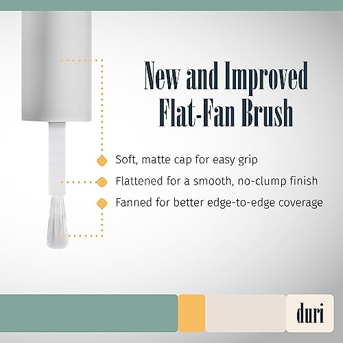 duri Nail Polish, 340 Forever Beautiful, Pale Pink Color, Soft Pastel, Neutral Shade with Sheer Finish for French Manicure, Wedding, Everyday Wear, 0.45 Fl Oz