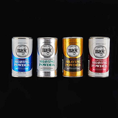 Soft Sheen Carson Magic Regular Strength Shaving Powder Blue 5Oz/142G by Magic