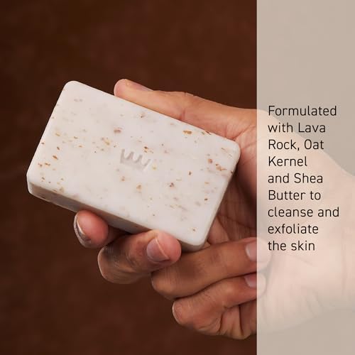 Cremo Exfoliating Body Bar for Men, Italian Bergamot Scent, Multi-Layered Fragrance That Buffs, Cleanses and Hydrates Skin, 5oz
