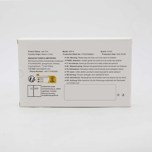 FVION Cuticle Trimmer – Professional Cuticle Nippers, Rubber Coated Handle Manicure Tools – Stainless Steel Cuticle Cutter for Nails (5mm), Red