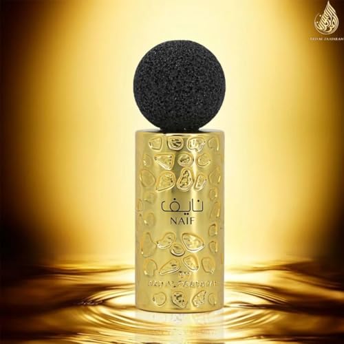 Ard al Zaafaran Naif Eau De Parfum Spray 100ml (3.4 Oz) – Long Lasting Arabian Perfume For Men, A Regal Blend of Richness, Mystery & Allure – A Captivating Perfume Men Will Adore with Amazing Notes