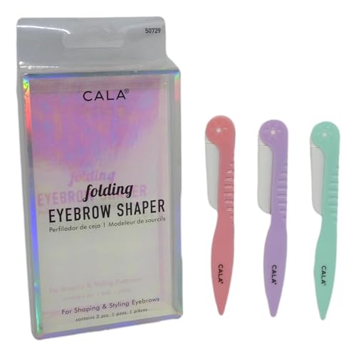 Cala Folding eyebrow shaper 3 count, 3 Count