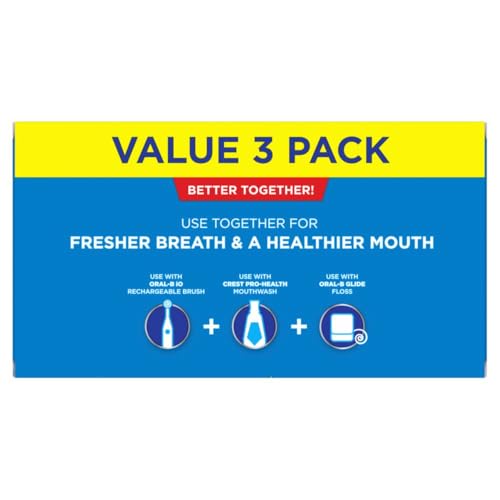 Crest Complete Whitening + Scope, Long Lasting Mint Toothpaste, Triple Pack (3 Count of 5.4 oz Tubes), 16.2 oz