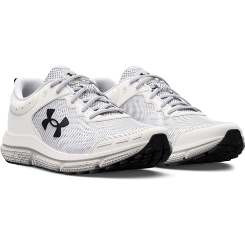 Under Armour Men's Charged Assert 10, (104) White/Black/Black, 7, US