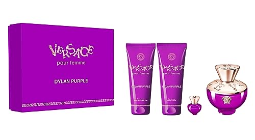 Versace Dylan Purple 4 Pcs Eau De Parfum Gift Set For Women