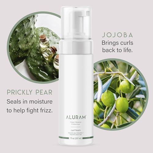 ALURAM Curl Foam, Define, Enhance & Nourish Curls, 7 Fl Oz