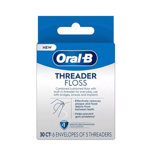 Oral-B Glide Threader Floss, 30-Count (Pack of 6)