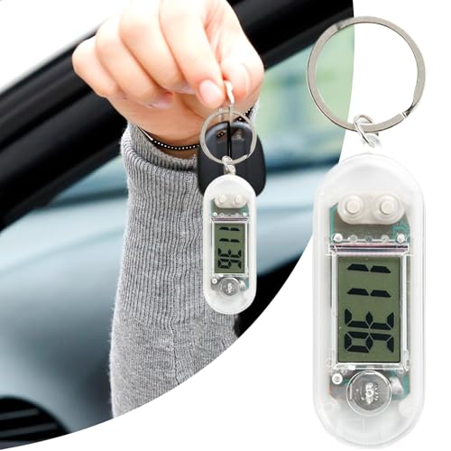 Keychain Watch, Portable Study Timer, 6.5x2.5x1cm, Electronic Mini Watch Gadget, Hanging Pendant Keychain Clock, Lightweight, For Students, Offices Workers