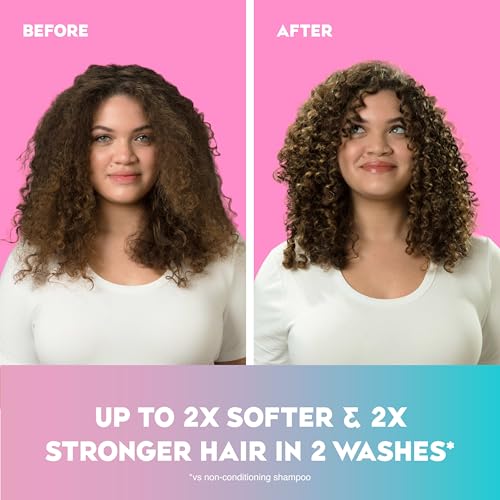 OGX Extra Strength Hydrate & Repair + Argan Oil of Morocco Conditioner for Dry, Damaged Hair, Cold-Pressed Argan Oil to Moisturize Hair, Paraben-Free, Sulfate-Free Surfactants, 25.4 Fl Oz