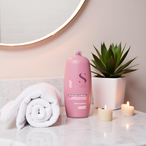 Alfaparf Milano Semi Di Lino Moisture Nutritive Leave-in Sulfate Free Conditioner for Dry Hair - Professional Salon Quality - SLS, Paraben and Paraffin Free - Safe on Color Treated Hair