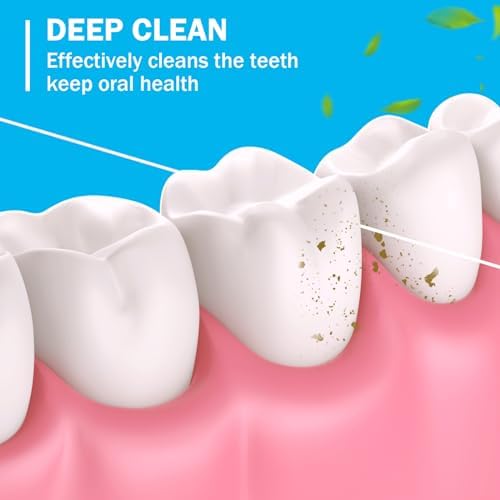 60 Pack Dental Floss Bulk Mint Flavored 50m Each Travel Dental Floss Oral Care for Teeth and Gum Protection(Multicolor)