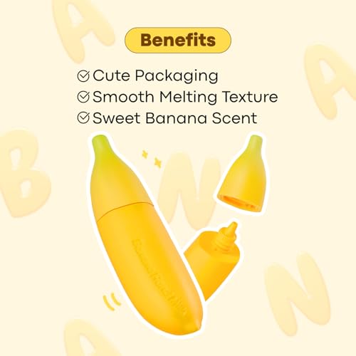 TONYMOLY Magic Fruit Hand Lotion, Nourishing & Moisturizing Hand Cream for Dry Cracked Hands, Soothes & Softens Skin, Banana, 1.52 oz