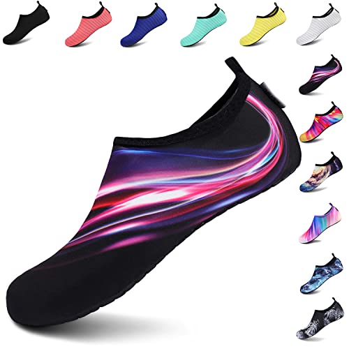 VIFUUR Water Sports Unisex Shoes Purple/Red Aperture - 5.5-6.5 W US/ 4.5-5.5 M US (36-37)