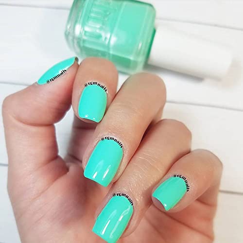 duri Nail Polish, 112S Pie In The Sky, Pastel Mint Green, Semi Matte, Full Coverage, Quck Drying, 0.45 Fl Oz