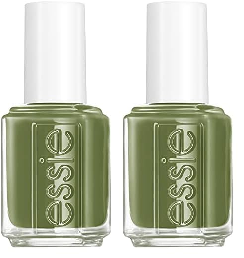 essie nail polish, ferris of them all collection, muted khaki-green nail color with a cream finish, win me over, 0.4600 fl. oz. (Pack of 2)