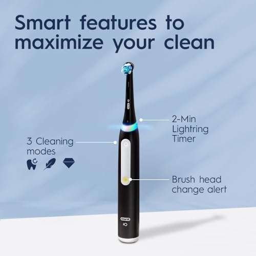 Oral-B iO3 Electric Toothbrush (1) with (1) Ultimate Clean Brush Head and (1) Charger, Blue