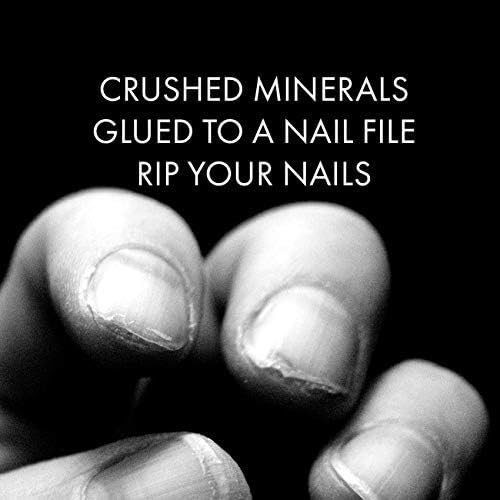 GERMANIKURE Pedicure Bar, Foot File, & Callous Remover - Black Glass with Cork Sleeve Ethically Made in Czech Republic