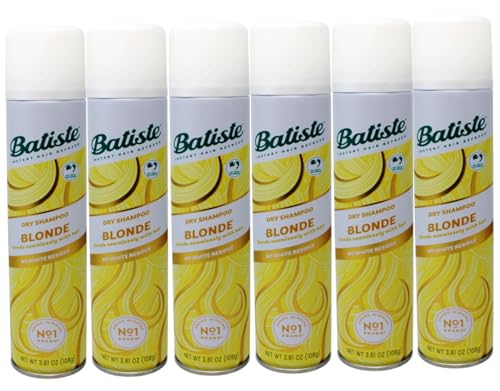 Batiste Dry Shampoo, Blonde, 3.81 oz (Pack of 6)