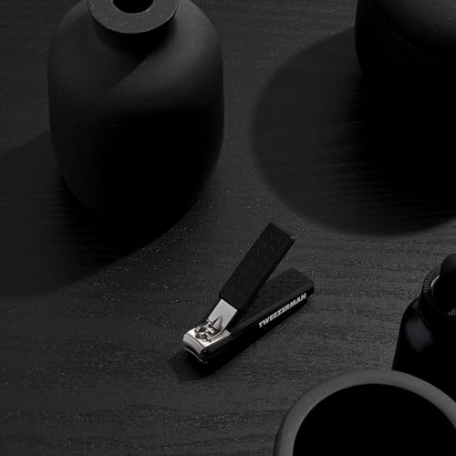 Tweezerman Precision Grip Fingernail Clipper, Black