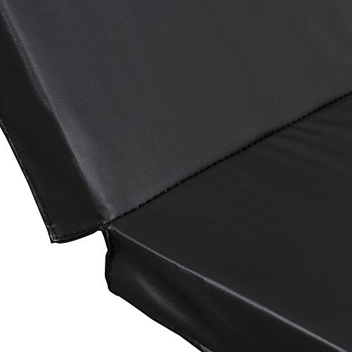 BBBuy 6' x 2' Portable Folding Lightweight Exercise Gym Fitness Yoga Mat Extra Thick Foam Gymnastics Mat Tumbling Mat Workouts w/Carrying Handle for Home Gyms Indoor Outdoor, Black