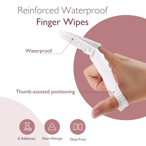 Momcozy Baby Finger Toothbrush, Wipes Toothbrush, Tongue Cleaner & Gum Wipes - 30 Count