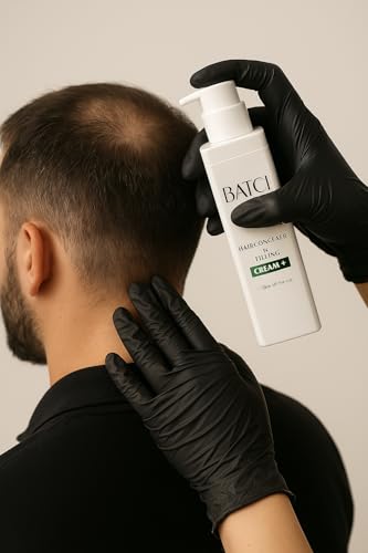 BATCI Hair Concealer Cream – Instant Bald Spot Coverage & Root Touch-Up – Waterproof, Natural-Looking Scalp Concealer for Thinning Hair – Long-Lasting, Sweat-Proof, Easy to Apply – 50ml
