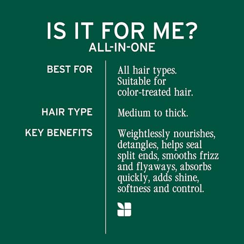 Biolage All-In-One Multi-Benefit Styling Oil - Detangles, Nourishes & Smoothes, For All Hair Types, With Moringa Oil, Vegan