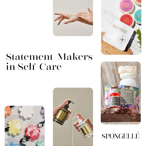 SPONGELLÉ Pedi-Buffer - Cleanse, Exfoliate & Polish Feet - Beach Grass