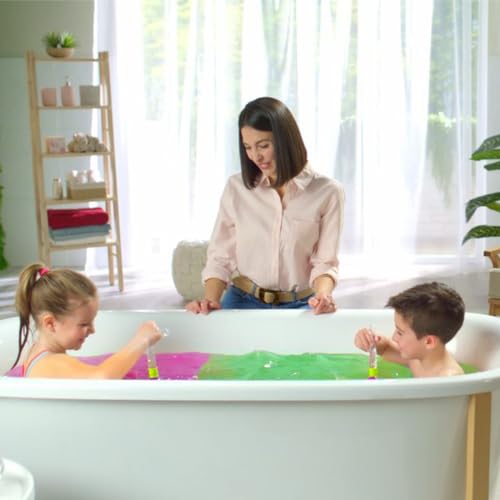 Baff Bombz Magic Brush, 4 x Bath Bombs, Magically Paint Your Bath Water, Creative Bath Toy for Children, Birthday Gifts for Boys & Girls, Pocket Money Toy, Moisturising Bath Fizzers