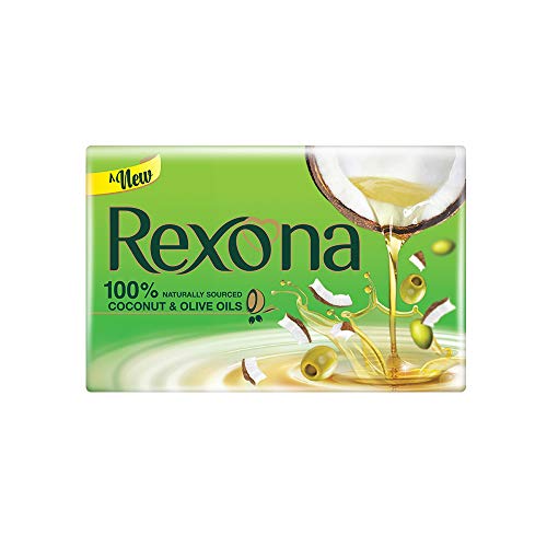 Rexona Soap with Coconut and Olive Oils for Silky and Soft Skin (150 grams)