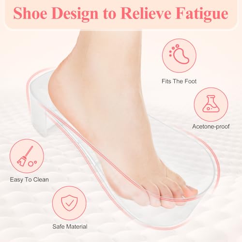 LIONVISON Acetone Nail Soaking Bowl: Toe Soak Off Bowl Manicure Soak Bowl Set