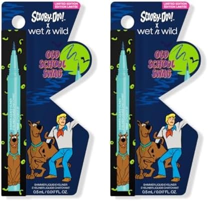 wet n wild Scooby Doo Collection Old School Swag Shimmer Liquid Eyeliner - Let's Split Up (Pack of 2)