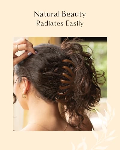 Yanibest 5.1″ Inche Large Octopus Hair Claw Clips Non-Slip Ponytail for Women Thick Hair and Long Hair Chic Hair Styling Accessories for Girls, 3 pcs