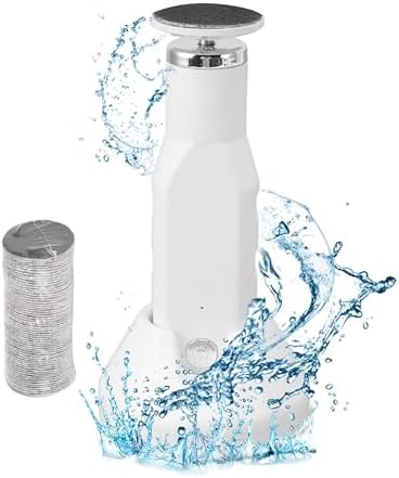Electric Foot Callus Remover, Dioche 650 RPM Electric Foot File, Adjustable Speed, USB Charging, Removable and Washable, with 60pcs Replacement Sandpaper Disk, for Dead Cracked Hard Skin Calluses