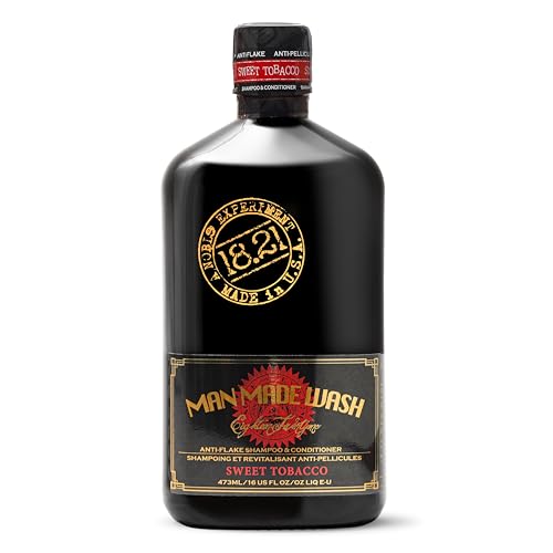 18.21 Man Made Anti-Flake 2-in-1 Shampoo & Conditioner in Sweet Tobacco: Hydrating Cleanse Helps Dry, Itchy, Flaky Scalp