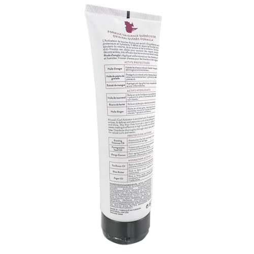 Alcôve - Curl Activator for Curly Hair - Argan Oil, Pomegranate Seed & Mango Extract - Defining Cream for Wavy Hair - Anti Frizz - Moisturizing - Effective in High Humidity - 250ml