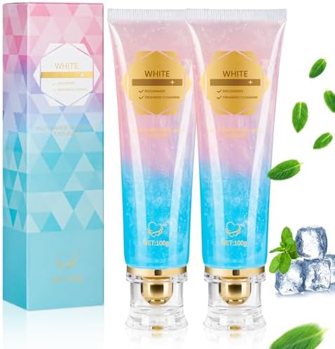 2Pcs Niacinamide Whitening Toothpaste Radiant Whitening Toothpaste, Niacinamide Intensive White Toothpastes, Nicotinamide White Toothpastes, Deep Cleaning Care
