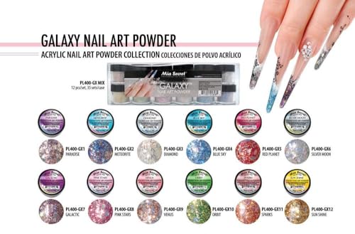 Mia Secret Professional Galaxy Collection Acrylic Powder 1/4 oz (Pick Your Color) (ORBIT)