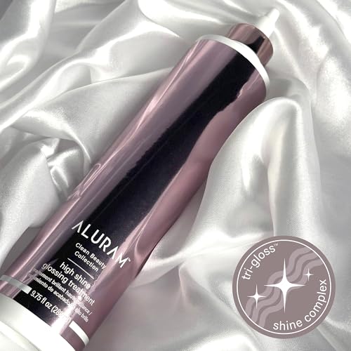 ALURAM High Shine Glossing Treatment with Tri-Gloss Shine Complex, Nourishes & Conditions for a Weightless, Glossy Finish, Color-Safe Formula for All Hair Types, 9.75 fl oz
