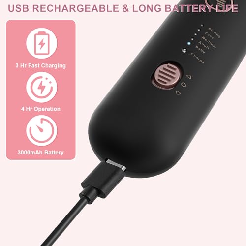 Professional Manicure Pedicure Kit, 9 in 1 Cordless Nail Drill with 100 pcs Nail Drill Bits Sanding Bands, Nail Grinder for Human, 5 Speeds, Nail Dremel Kit for Home and Salon Use