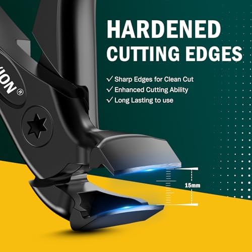 FVION Toenail Clippers for Seniors, Upgraded Long Handle Angled Head Toenail Clippers for Thick Toenails and Fingernails (Black)