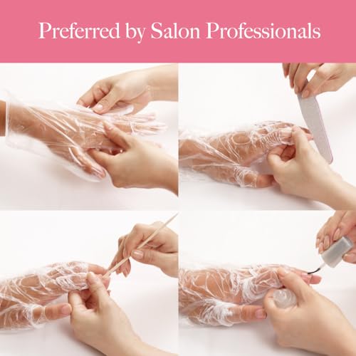 Bodipure Professional Keratin Gloves for Nail Strengthening, Moisturizing Hand Mask for Dry and Cracked Hands, Hand and Cuticle Treatment with Vegetable Keratin Cream 12 Pairs